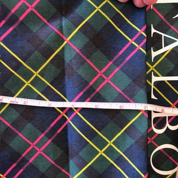 TALBOTS Tartan Plaid Extra Large Market Tote Reusable Shopping Bag - Picture 14 of 15